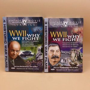 Lot Of 2 World War II: Why We Fight Collector’s Edition 7 Documentaries NEW